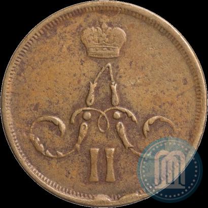 Picture 1 kopeck 1861 year ЕМ 