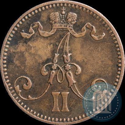 Фото 5 пенни 1866 года  