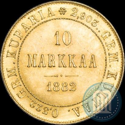 Picture 10 markkaa 1882 year S 