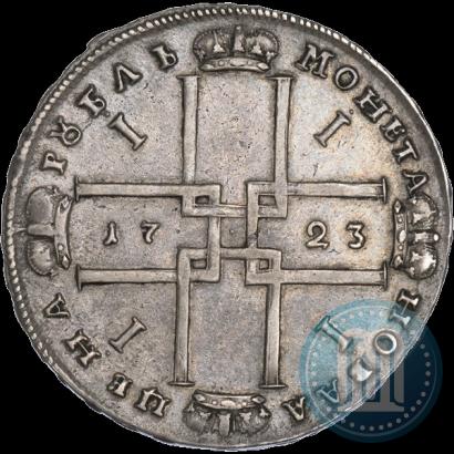 Фото 1 рубль 1723 года OK "Портрет в горностаевой мантии"