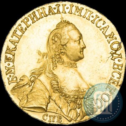 Фото 5 рублей 1765 года СПБ 
