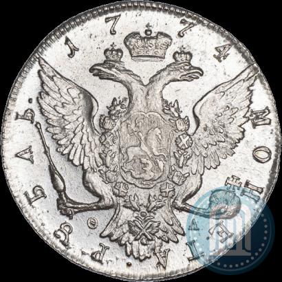 Фото 1 рубль 1774 года СПБ-ФЛ 