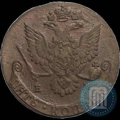 Фото 5 копеек 1780 года ЕМ 