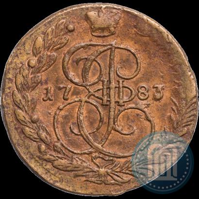 Фото 5 копеек 1783 года ЕМ 