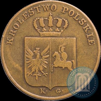 Фото 3 гроша 1831 года KG "Польское восстание"