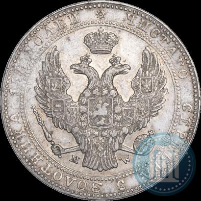 Picture 3/4 roubles - 5 złotych 1838 year MW 