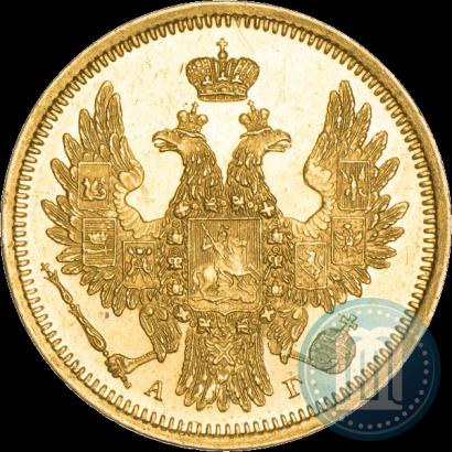 Picture 5 roubles 1851 year СПБ-АГ 