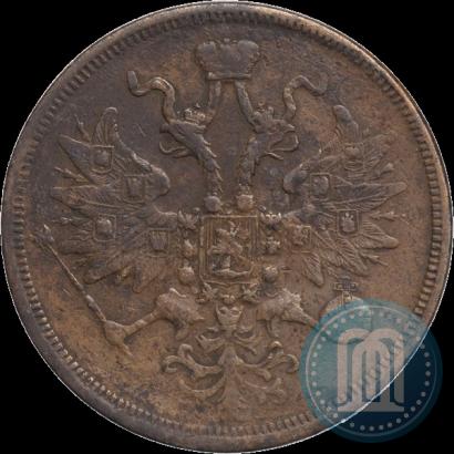Picture 5 kopecks 1860 year ЕМ 