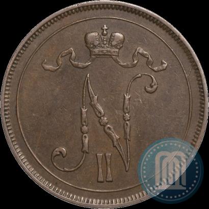 Picture 10 pennia 1899 year  