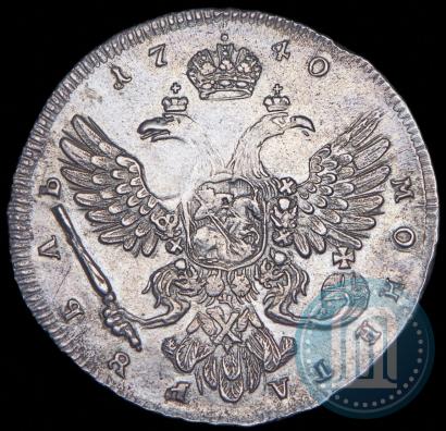 Фото 1 рубль 1740 года  "Московский тип"