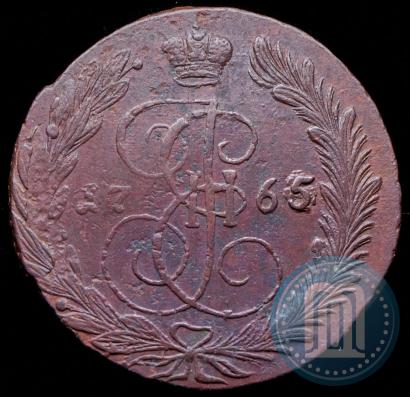 Фото 5 копеек 1765 года ЕМ 