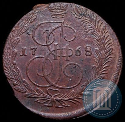 Фото 5 копеек 1768 года ЕМ 