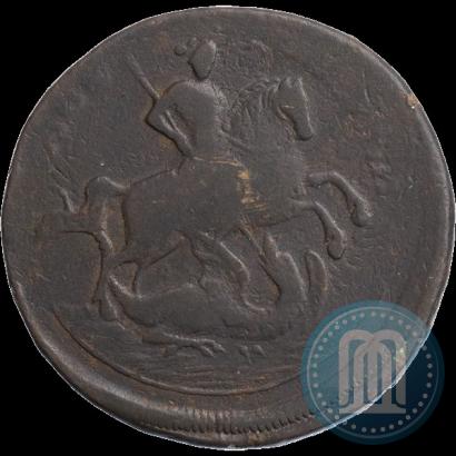 Фото 2 копейки 1758 года  "Номинал над Св. Георгием"