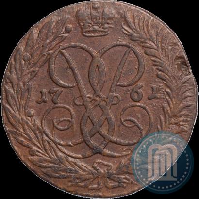 Фото 2 копейки 1761 года  "Номинал под Св. Георгием"