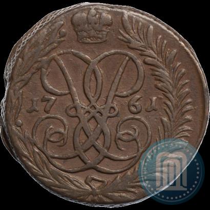 Фото 2 копейки 1761 года  "Номинал под Св. Георгием"
