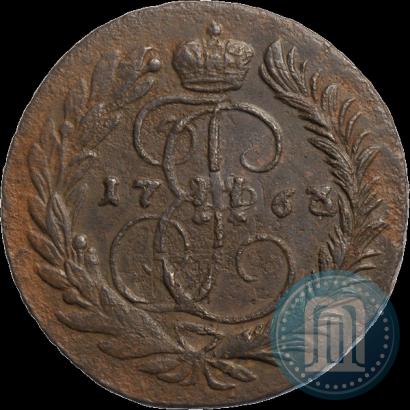 Фото 2 копейки 1763 года ММ 