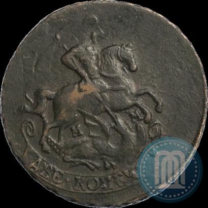 Фото 2 копейки 1763 года ММ 