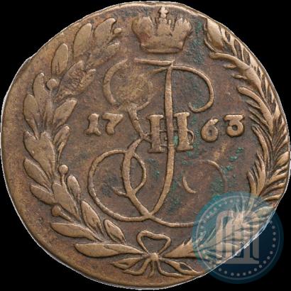 Фото 2 копейки 1763 года ЕМ 