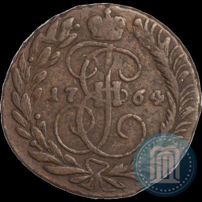 Фото 2 копейки 1764 года ММ 