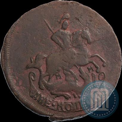 Фото 2 копейки 1766 года ММ 