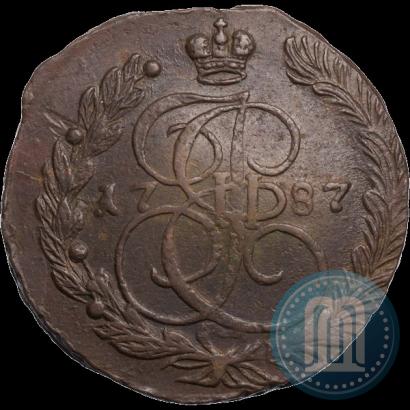 Фото 5 копеек 1787 года ЕМ 