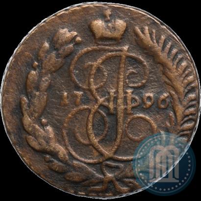 Фото 2 копейки 1796 года АМ 