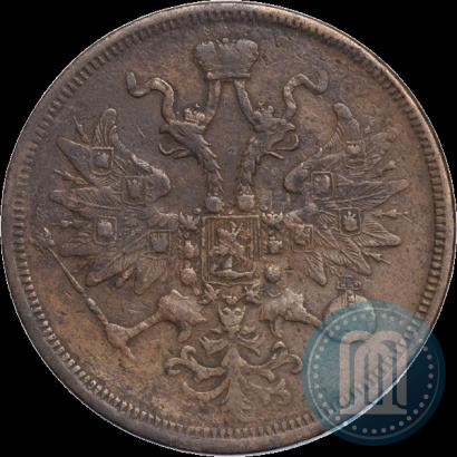 Picture 5 kopecks 1860 year ЕМ 