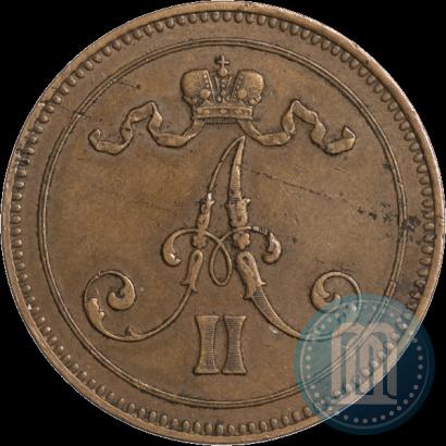 Фото 10 пенни 1867 года  