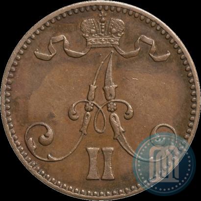 Picture 5 pennia 1870 year  