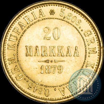 Picture 20 markkaa 1879 year S 