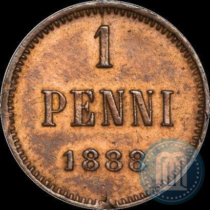 Фото 1 пенни 1888 года  