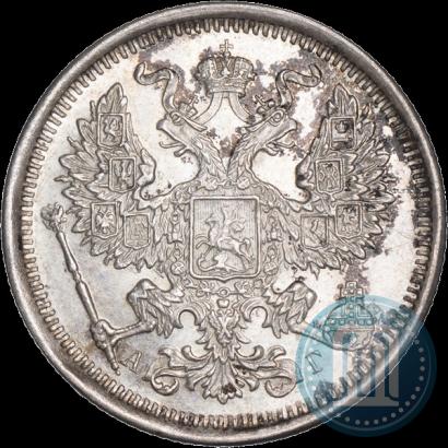 Picture 20 kopecks 1891 year СПБ-АГ 