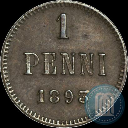 Picture 1 penni 1893 year  
