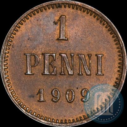 Фото 1 пенни 1909 года  