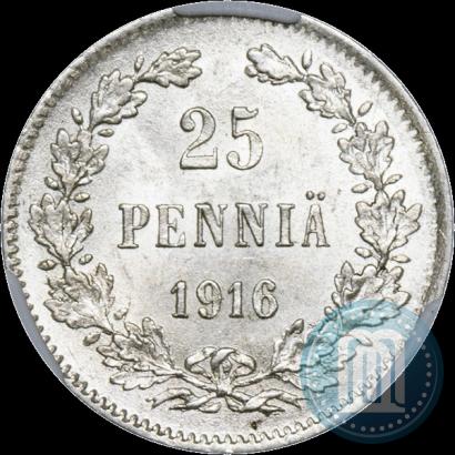 Фото 25 пенни 1916 года S 