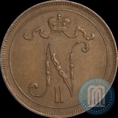 Фото 10 пенни 1916 года  