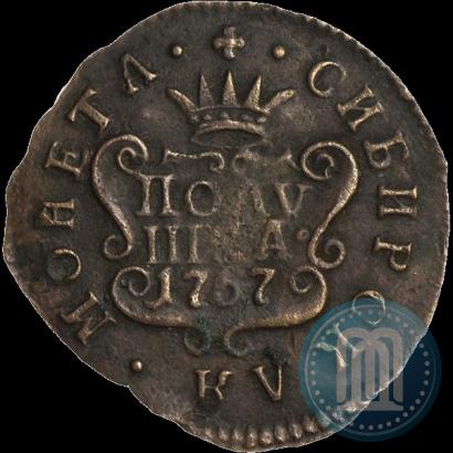 Фото Полушка 1767 года КМ 