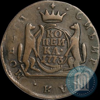 Фото 1 копейка 1773 года КМ 