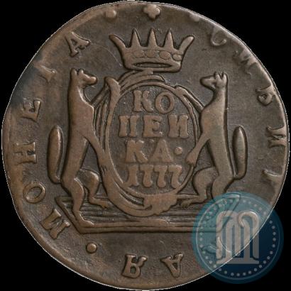 Фото 1 копейка 1777 года КМ 