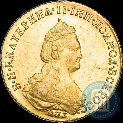 Фото 5 рублей 1786 года СПБ 