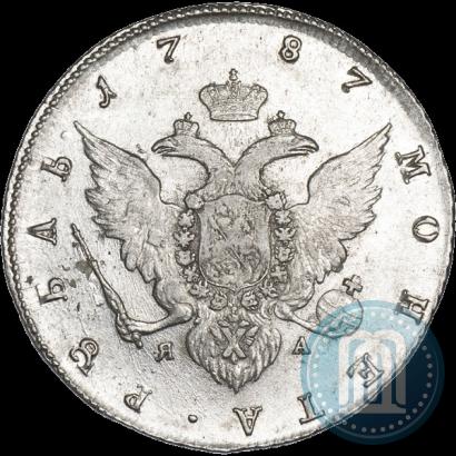 Фото 1 рубль 1787 года СПБ-ЯА 