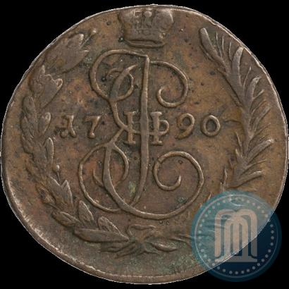 Picture 1 kopeck 1790 year ЕМ 