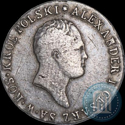 Фото 1 злотый 1818 года IB 