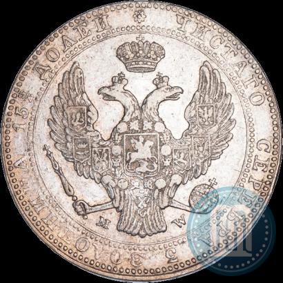 Picture 3/4 roubles - 5 złotych 1839 year MW 