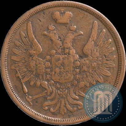 Picture 3 kopecks 1858 year ЕМ 