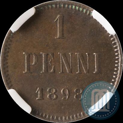 Фото 1 пенни 1898 года  