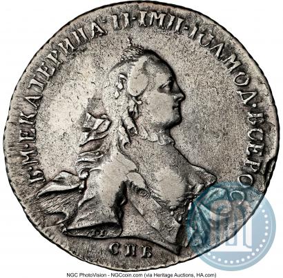 Фото 1 рубль 1762 года СПБ-НК 