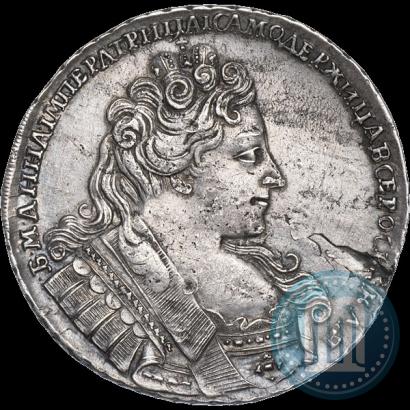 Фото 1 рубль 1733 года  