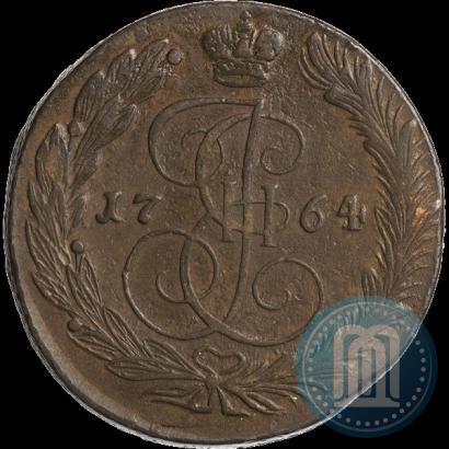 Фото 5 копеек 1764 года ЕМ 
