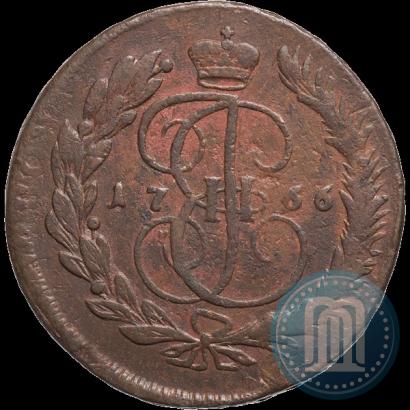 Фото 5 копеек 1766 года ММ 